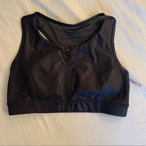 Isadora Black Zip-Up Bra - Picture 3 of 4